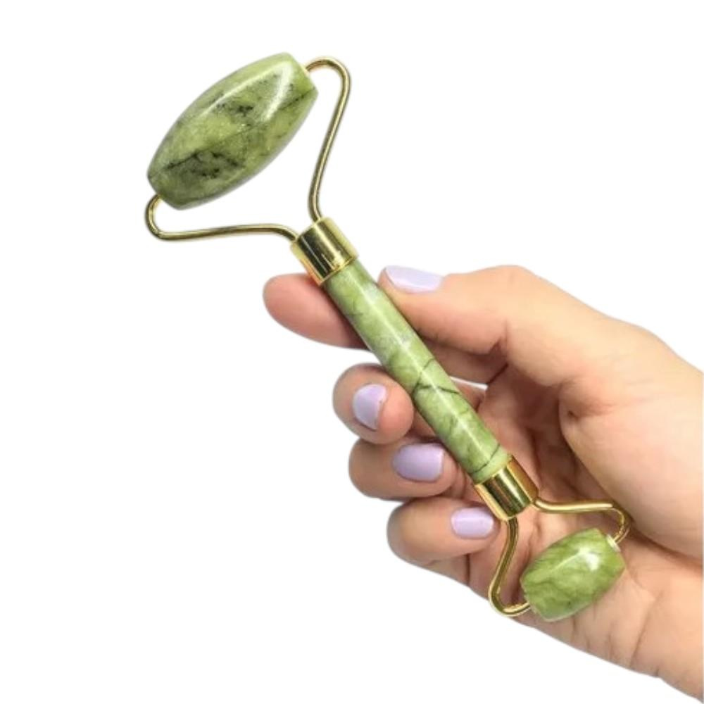 Real Jade Roller & Gua Sha Facial Massage Set